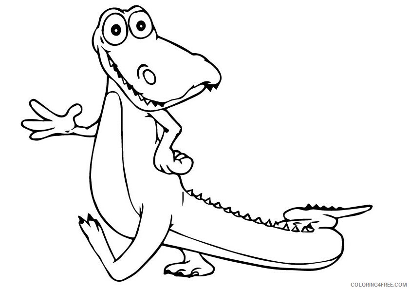 Crocodile Coloring Sheets Animal Coloring Pages Printable 2021 1035 Coloring4free