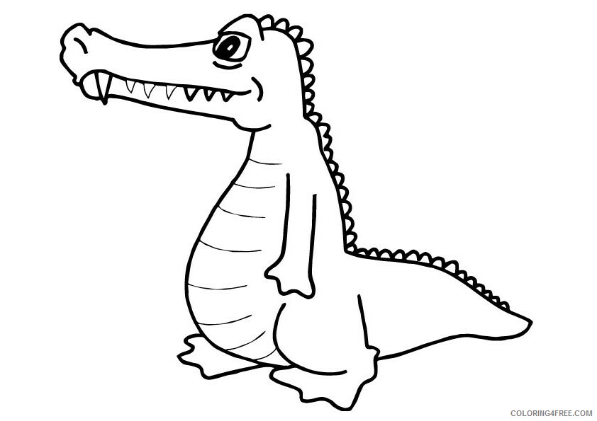 Crocodile Coloring Sheets Animal Coloring Pages Printable 2021 1040 Coloring4free