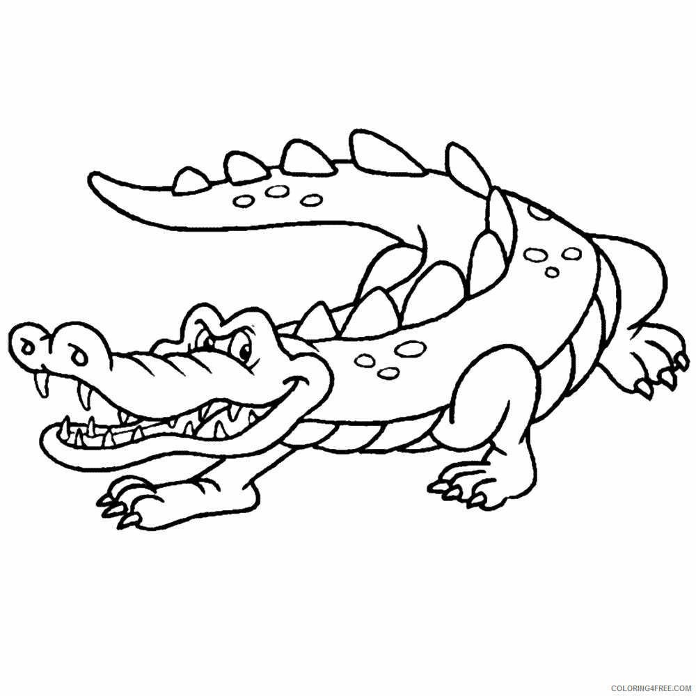 Crocodile Coloring Sheets Animal Coloring Pages Printable 2021 1044 Coloring4free