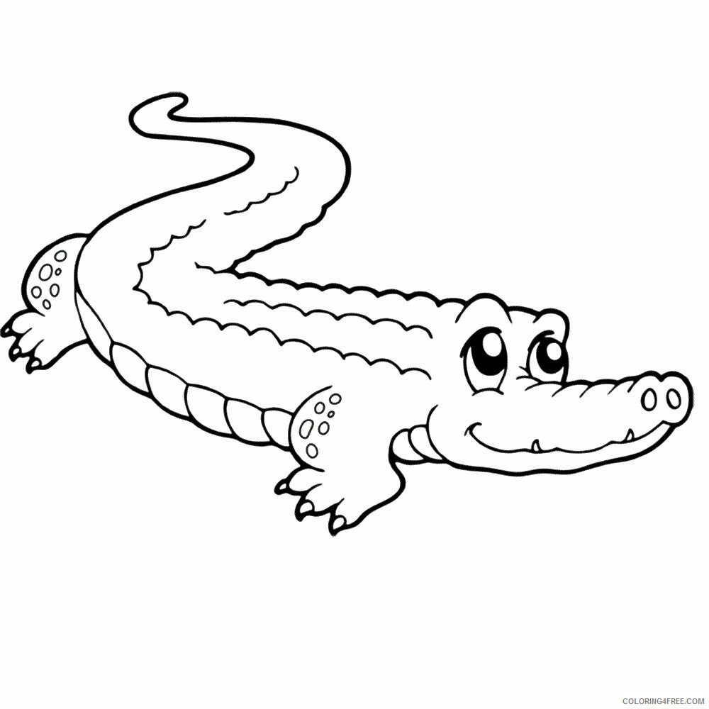 Crocodile Coloring Sheets Animal Coloring Pages Printable 2021 1049 Coloring4free