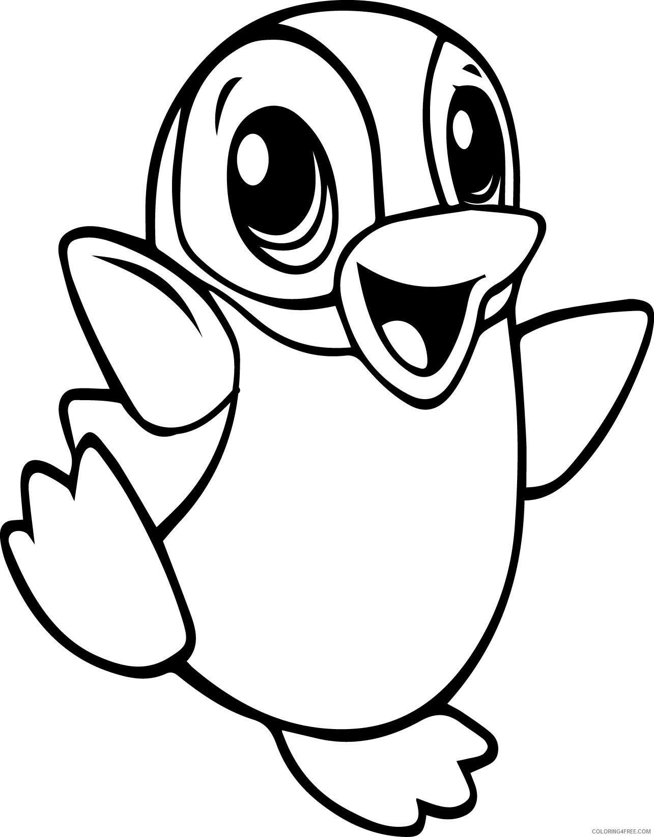 Cute Animal Coloring Pages Animal Printable Sheets Baby Penguin Cute Animal 2021 Coloring4free