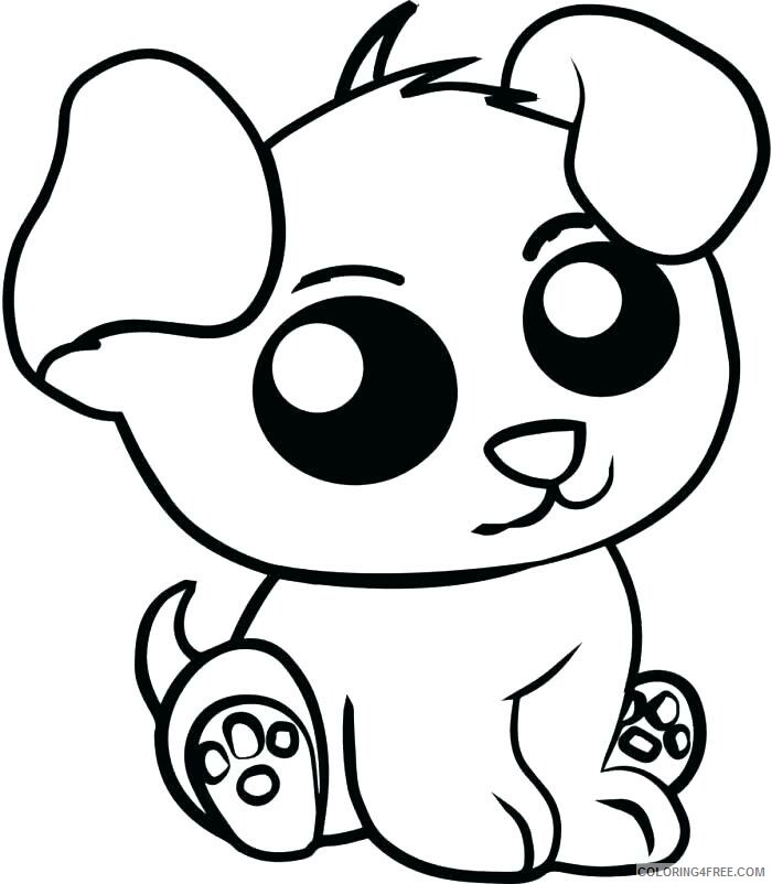 Cute Animal Coloring Pages Animal Printable Sheets Cute Animal Puppy 2021 1382 Coloring4free