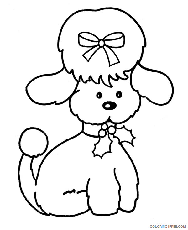 Cute Dog Coloring Pages Animal Printable Sheets Cute Dog 2021 1393 Coloring4free