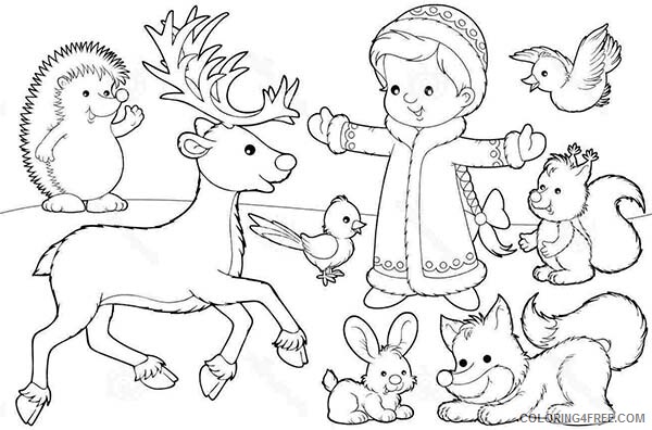 Deer Coloring Pages Animal Printable Sheets Deer and Other Animals 2021 1424 Coloring4free