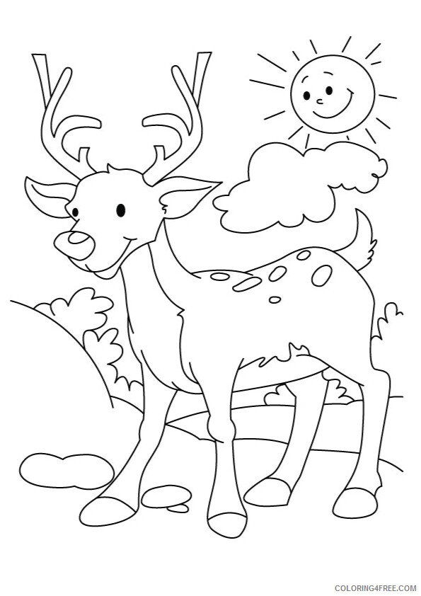 Deer Coloring Sheets Animal Coloring Pages Printable 2021 1067 Coloring4free