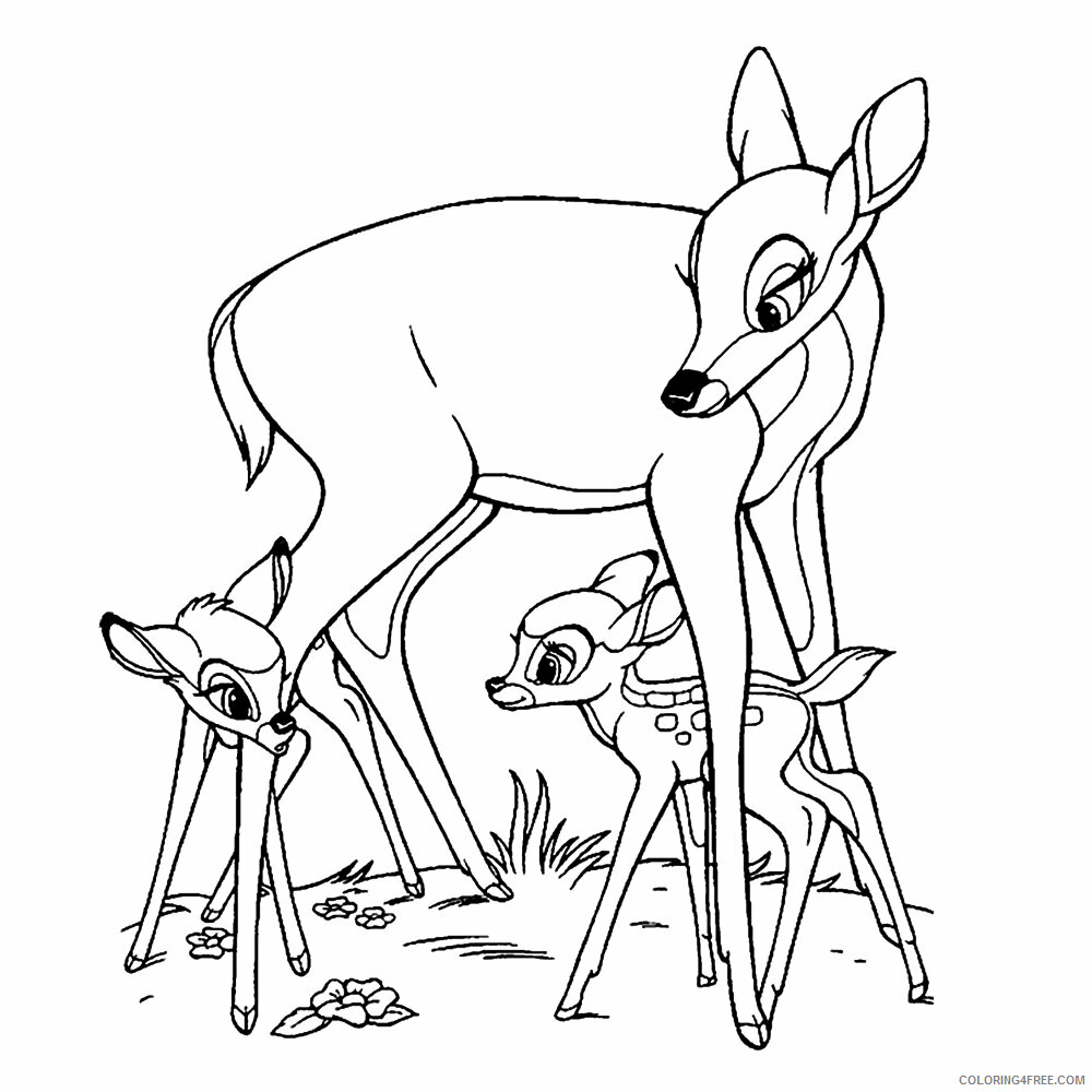 Deer Coloring Sheets Animal Coloring Pages Printable 2021 1071 Coloring4free