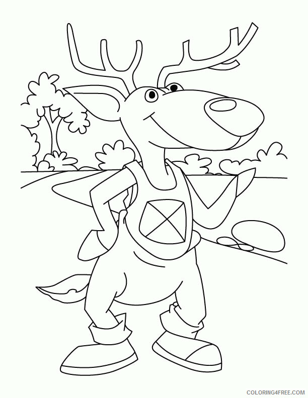 Deer Coloring Sheets Animal Coloring Pages Printable 2021 1094 Coloring4free
