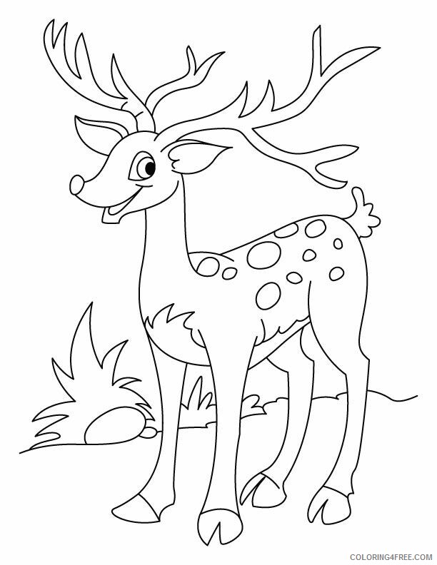 Deer Coloring Sheets Animal Coloring Pages Printable 2021 1098 Coloring4free
