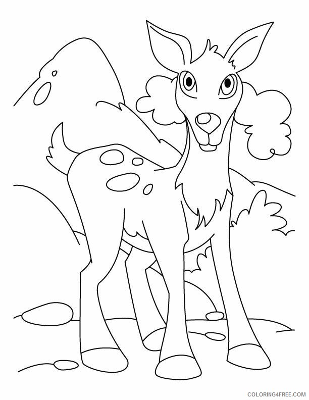 Deer Coloring Sheets Animal Coloring Pages Printable 2021 1099 Coloring4free