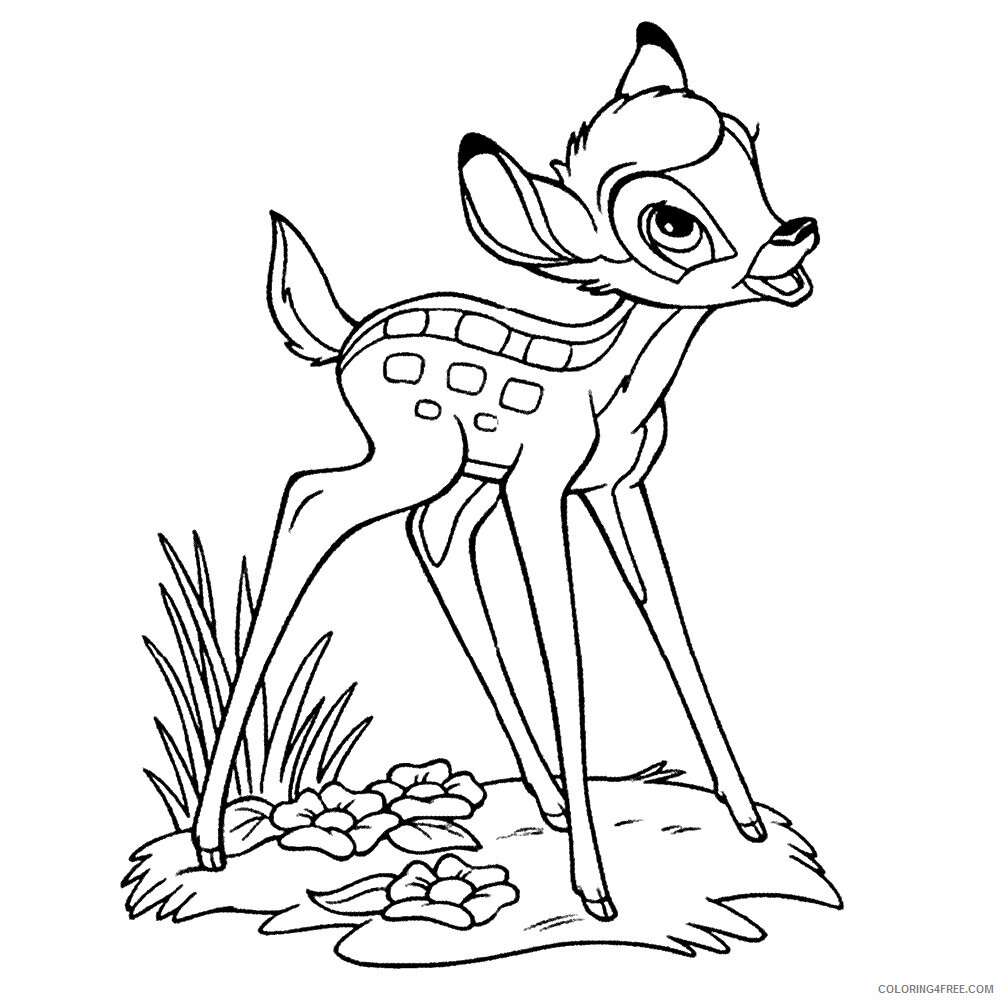 Deer Coloring Sheets Animal Coloring Pages Printable 2021 1106 Coloring4free