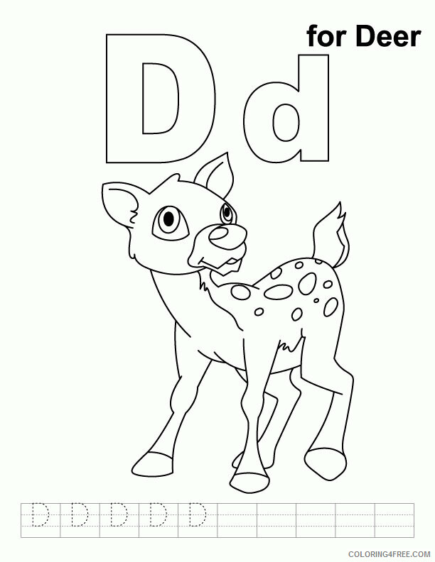 Deer Coloring Sheets Animal Coloring Pages Printable 2021 1107 Coloring4free