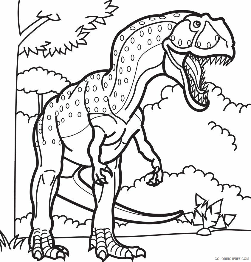 Dinosaur Coloring Sheets Animal Coloring Pages Printable 2021 1190 Coloring4free