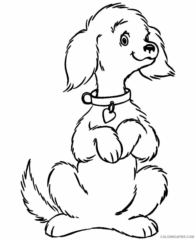 Dog Coloring Sheets Animal Coloring Pages Printable 2021 1201 Coloring4free