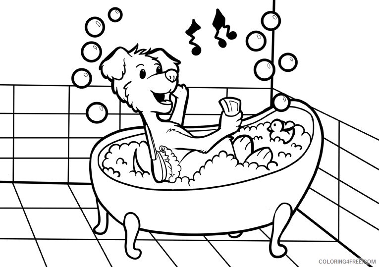 Dog Coloring Sheets Animal Coloring Pages Printable 2021 1224 Coloring4free