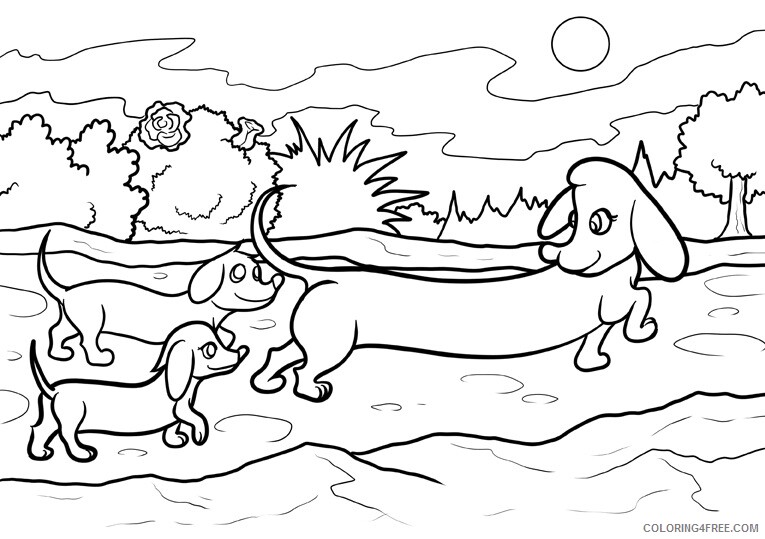 Dog Coloring Sheets Animal Coloring Pages Printable 2021 1228 Coloring4free