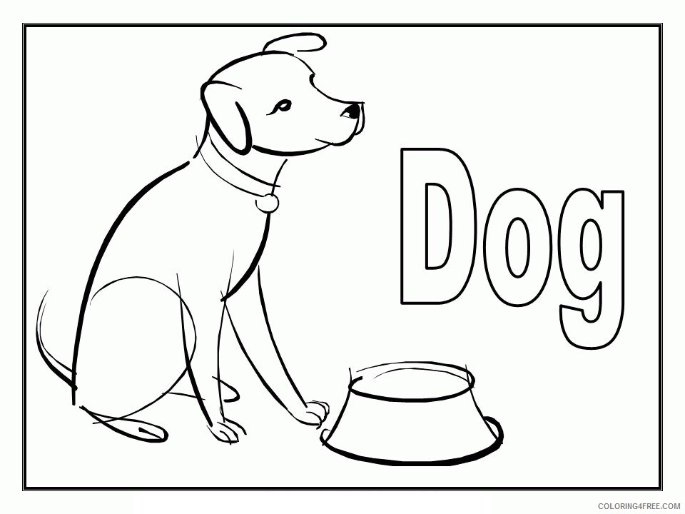 Dog Coloring Sheets Animal Coloring Pages Printable 2021 1231 Coloring4free