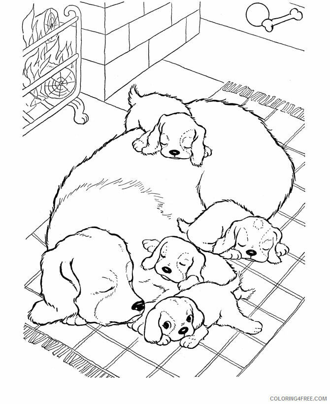 Dog Coloring Sheets Animal Coloring Pages Printable 2021 1233 Coloring4free