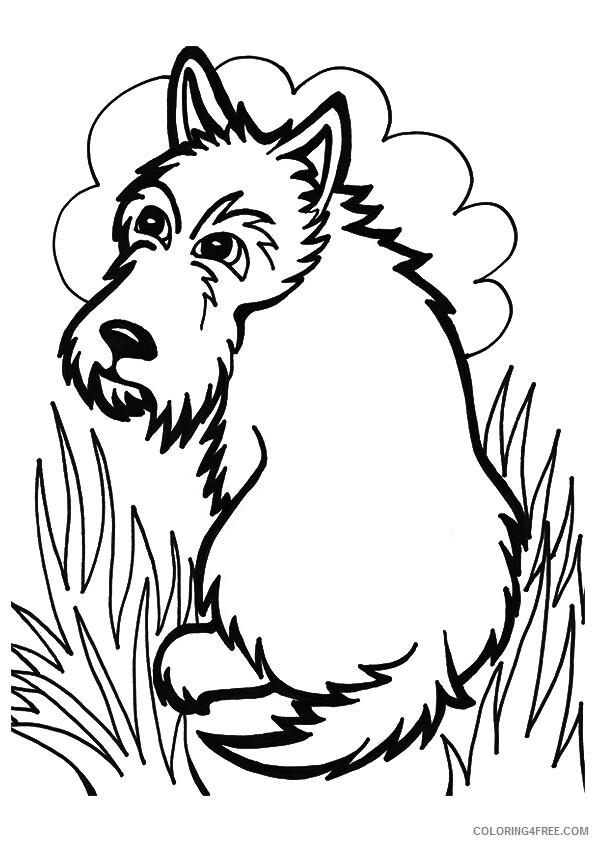 Dog Coloring Sheets Animal Coloring Pages Printable 2021 1257 Coloring4free