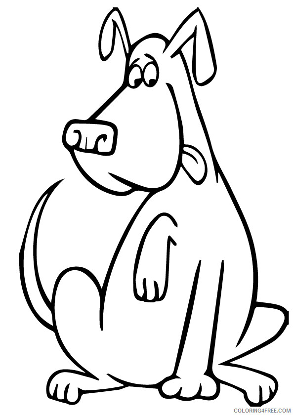 Dog Coloring Sheets Animal Coloring Pages Printable 2021 1259 Coloring4free