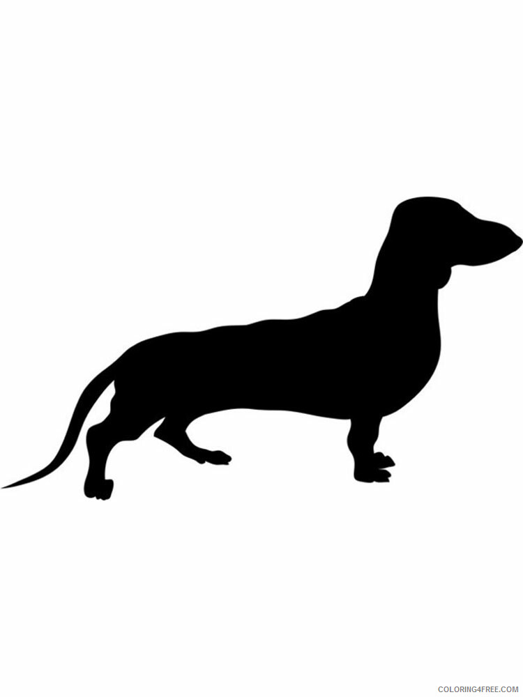 Dog Stencils Coloring Pages Animal Printable Sheets dog stencils 21 2021 1482 Coloring4free