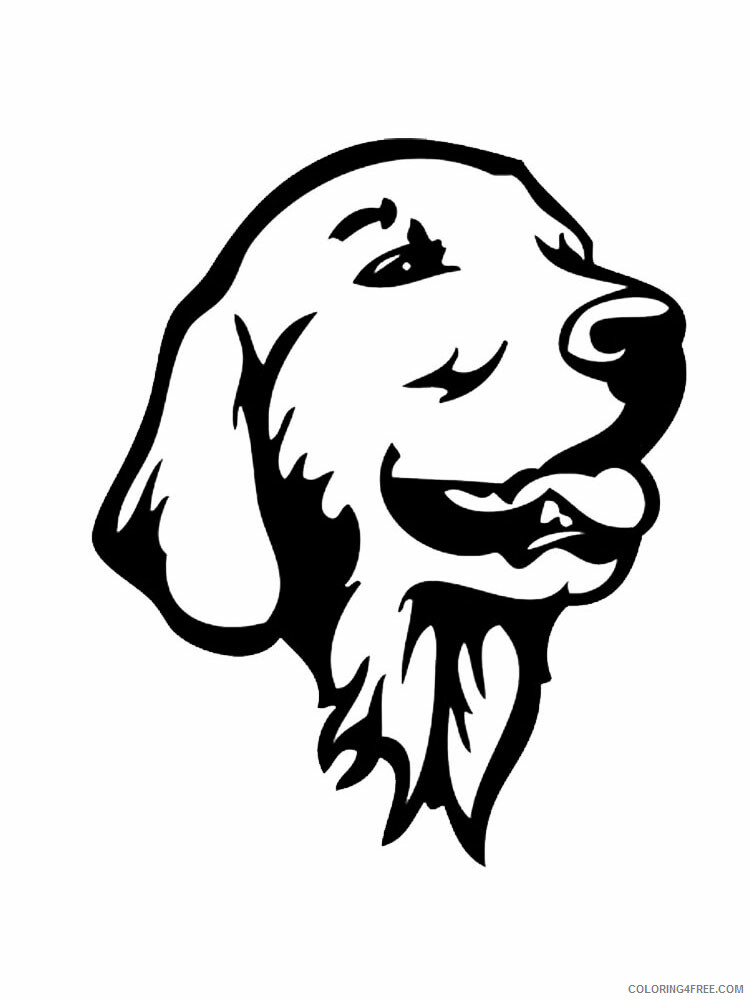 Dog Stencils Coloring Pages Animal Printable Sheets dog stencils 4 2021 1484 Coloring4free