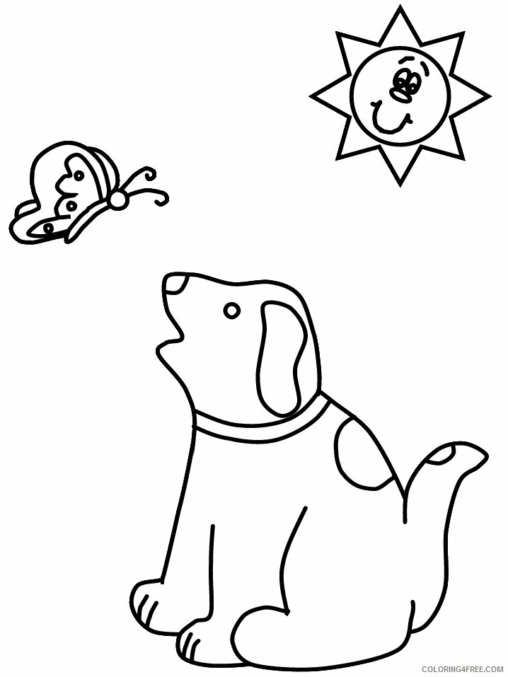 Dogs Coloring Pages Animal Printable Sheets 4 2021 1494 Coloring4free