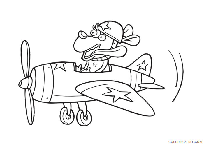 Dogs Coloring Pages Animal Printable Sheets Dog pilot 2021 1580 Coloring4free
