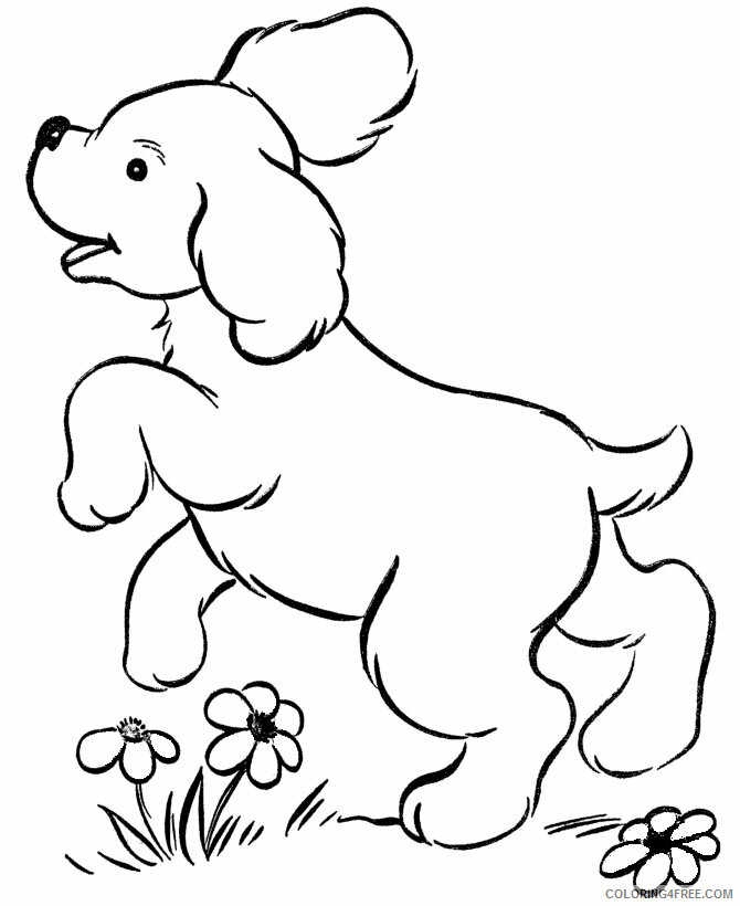 Dogs Coloring Pages Animal Printable Sheets Free Dog 2021 1592 Coloring4free
