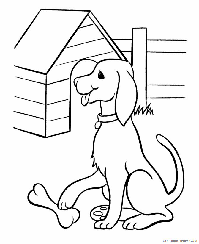 Dogs Coloring Pages Animal Printable Sheets Printable Pet Dog 2021 1618 Coloring4free