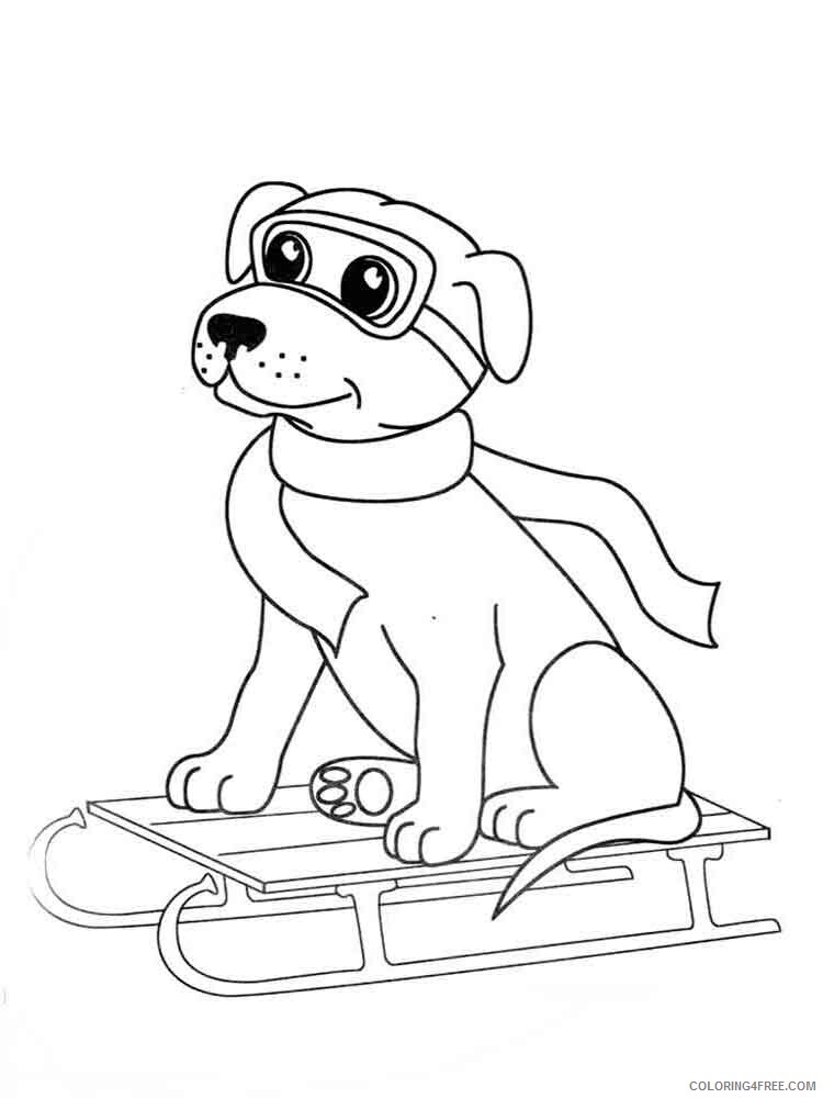 Dogs Coloring Pages Animal Printable Sheets animals dogs 33 2021 1527 Coloring4free