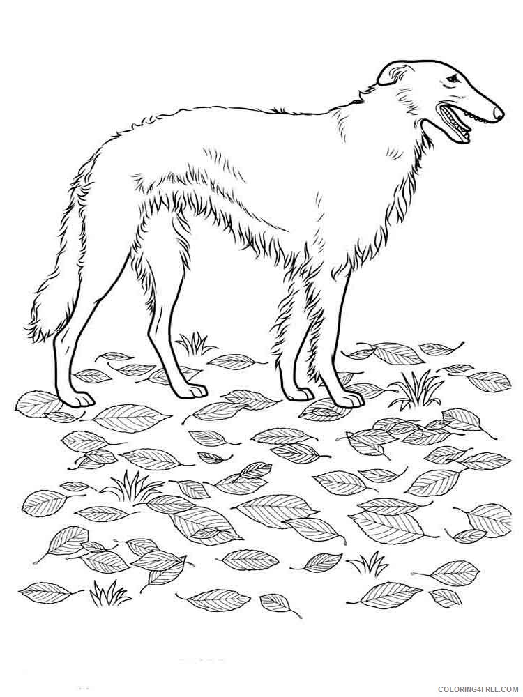 Dogs Coloring Pages Animal Printable Sheets animals dogs 6 2021 1531 Coloring4free
