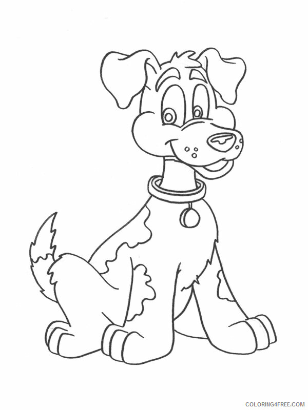 Dogs Coloring Pages Animal Printable Sheets dog 4 2021 1562 Coloring4free
