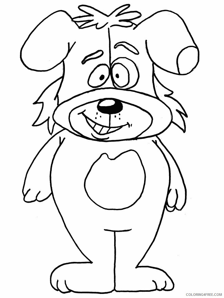 Dogs Coloring Pages Animal Printable Sheets dog15 2021 1558 Coloring4free