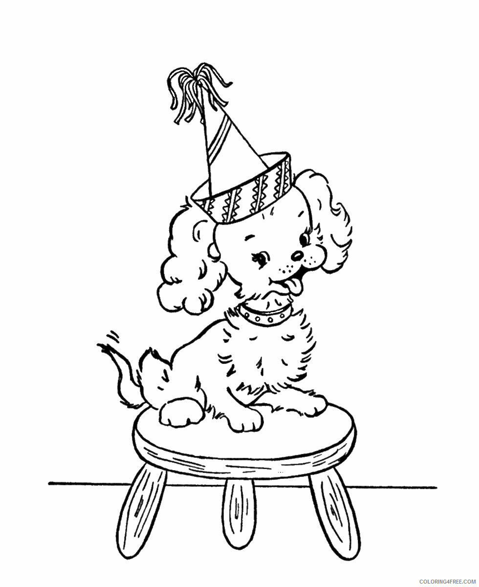 Dogs Coloring Pages Animal Printable Sheets dog_18 2021 1553 Coloring4free