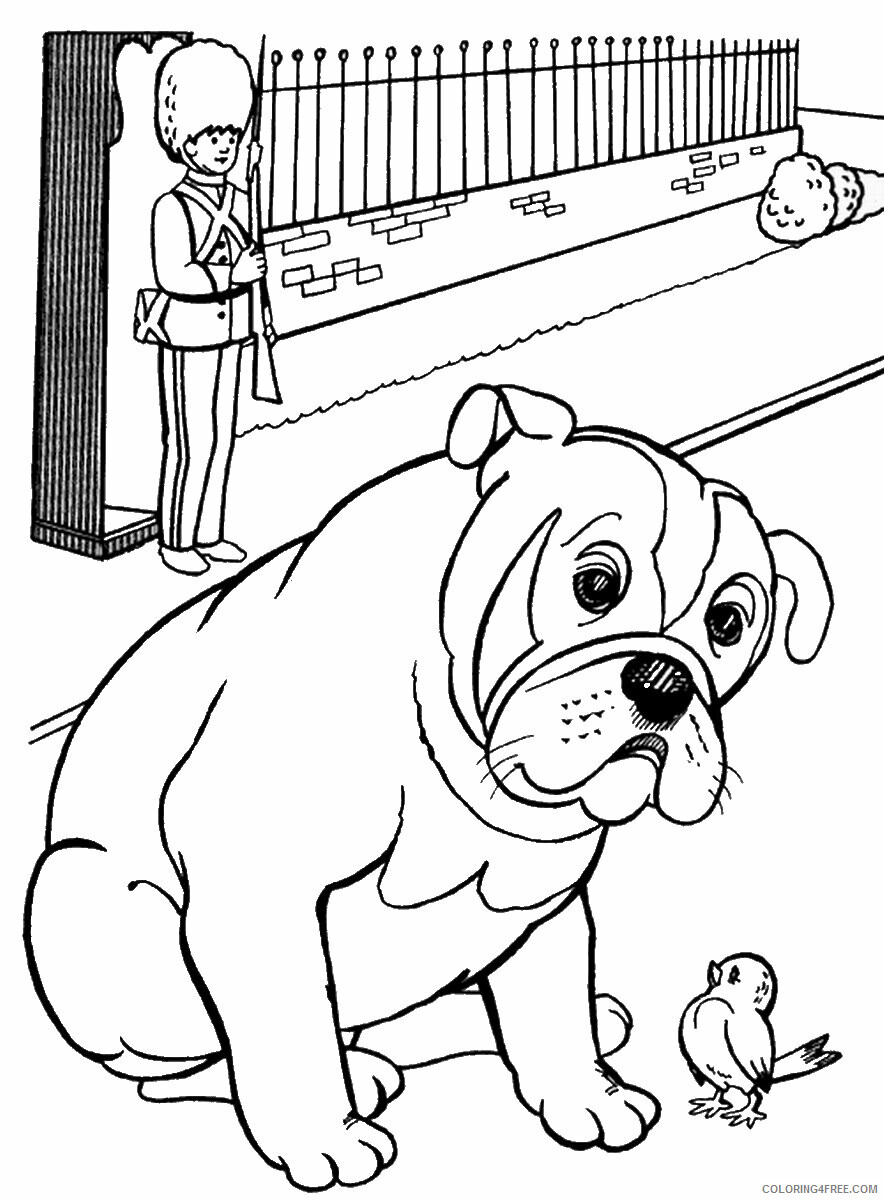 Dogs Coloring Pages Animal Printable Sheets dogc7 2021 1567 Coloring4free