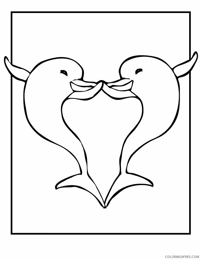 Dolphin Coloring Pages Animal Printable Sheets Dolphin Sheets Free 2021 1659 Coloring4free