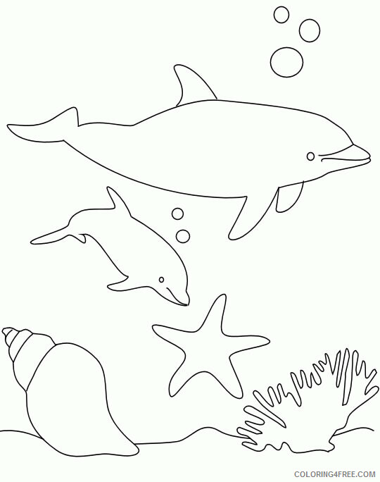 Dolphin Coloring Pages Animal Printable Sheets Dolphin for Kids to Print 2021 1654 Coloring4free