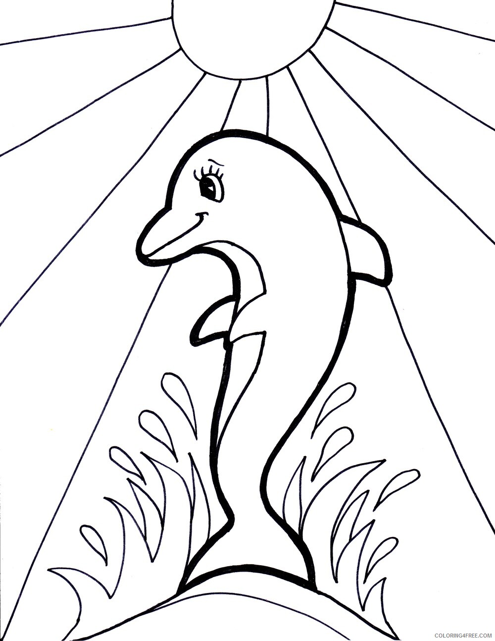 Dolphin Coloring Sheets Animal Coloring Pages Printable 2021 1261 Coloring4free