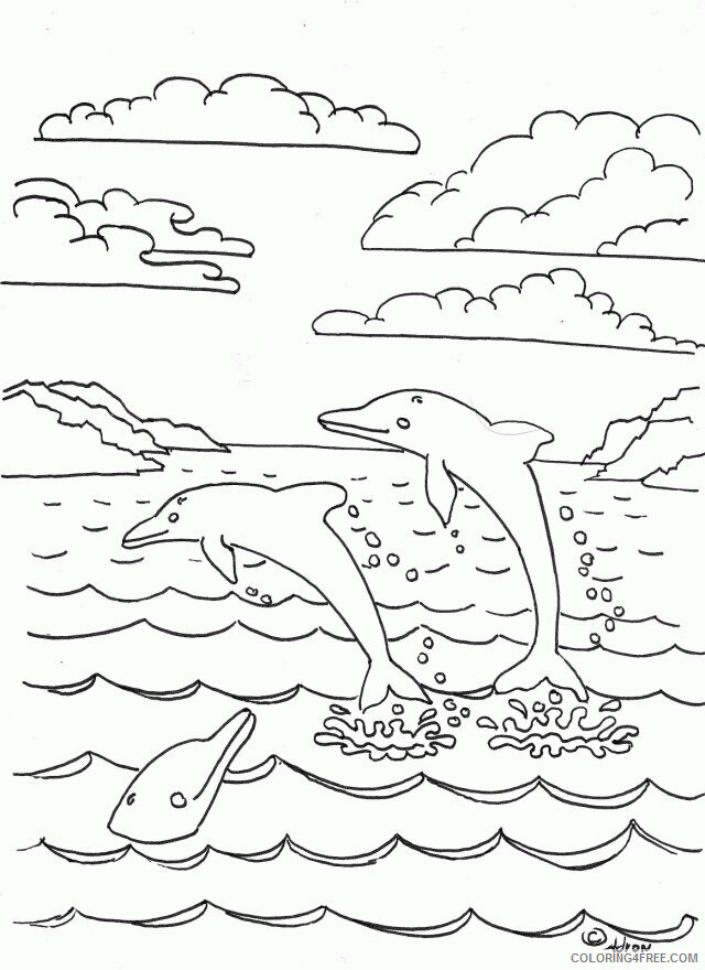 Dolphin Coloring Sheets Animal Coloring Pages Printable 2021 1263 Coloring4free
