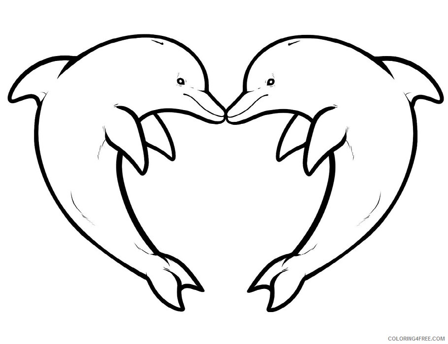 Dolphin Coloring Sheets Animal Coloring Pages Printable 2021 1270 Coloring4free