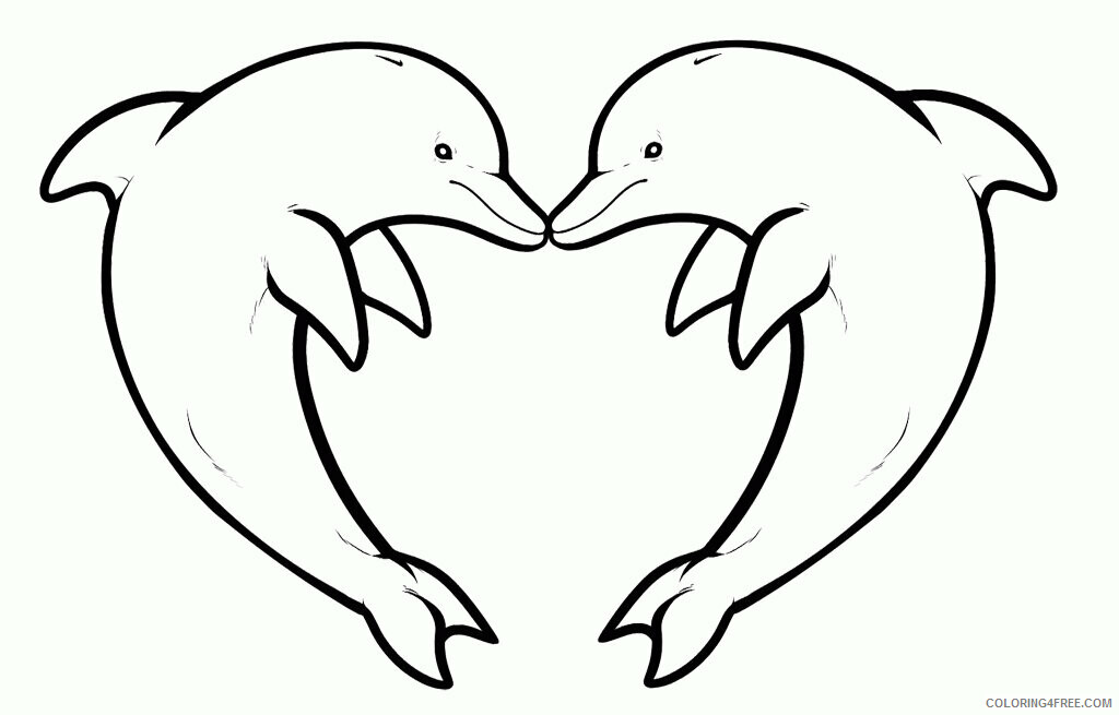 Dolphin Coloring Sheets Animal Coloring Pages Printable 2021 1276 Coloring4free