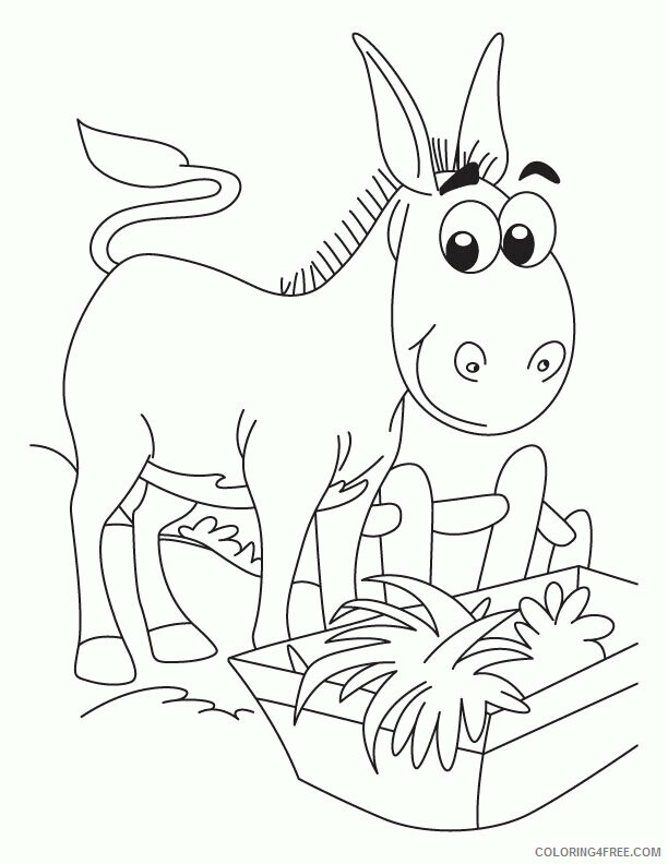 Donkey Coloring Sheets Animal Coloring Pages Printable 2021 1288 Coloring4free
