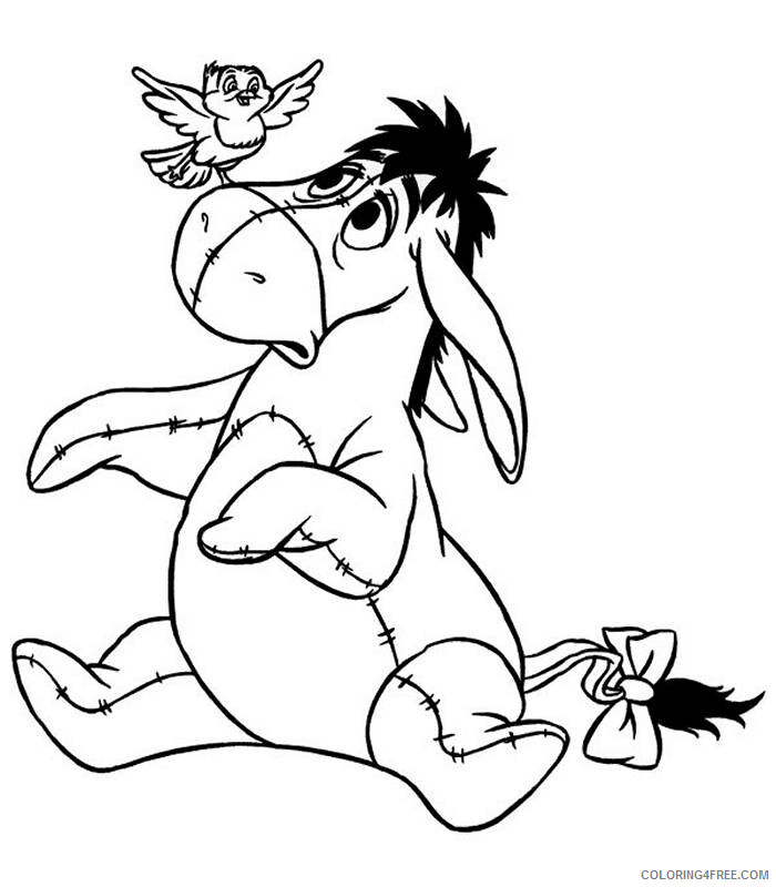 Donkey Coloring Sheets Animal Coloring Pages Printable 2021 1302 Coloring4free