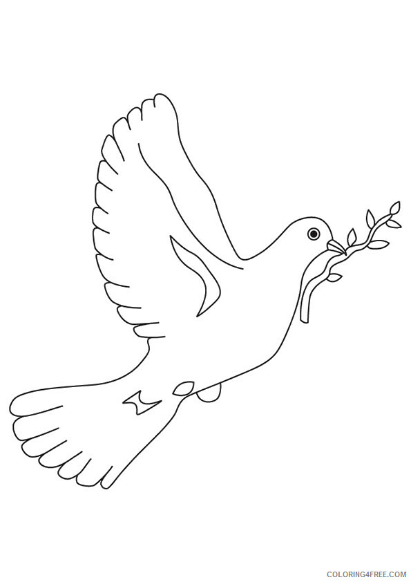 Dove Coloring Sheets Animal Coloring Pages Printable 2021 1332 Coloring4free