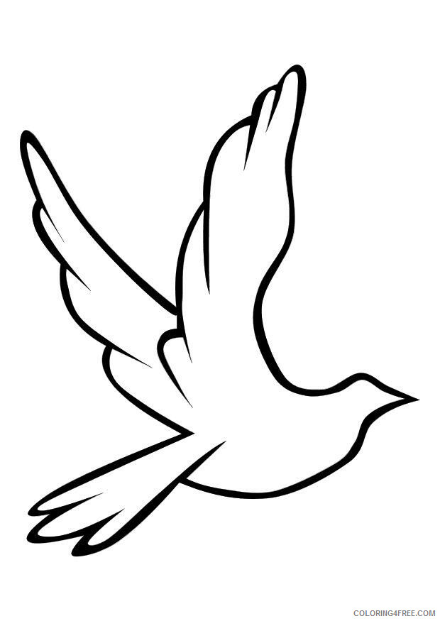 Dove Coloring Sheets Animal Coloring Pages Printable 2021 1335 Coloring4free
