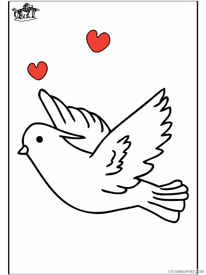 Dove Coloring Sheets Animal Coloring Pages Printable 2021 1351 Coloring4free