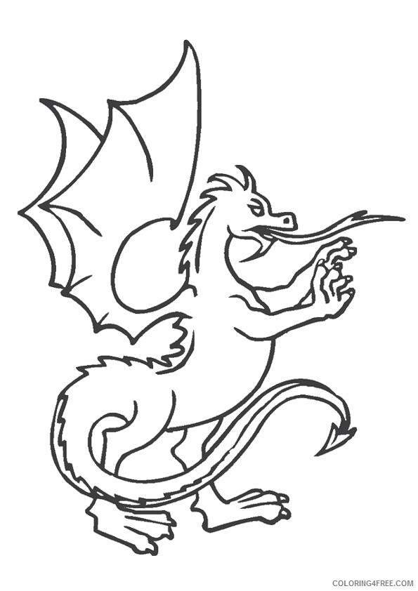 Dragon Coloring Sheets Animal Coloring Pages Printable 2021 1365 Coloring4free