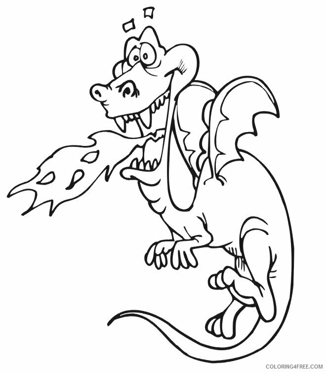 Dragon Coloring Sheets Animal Coloring Pages Printable 2021 1370 Coloring4free