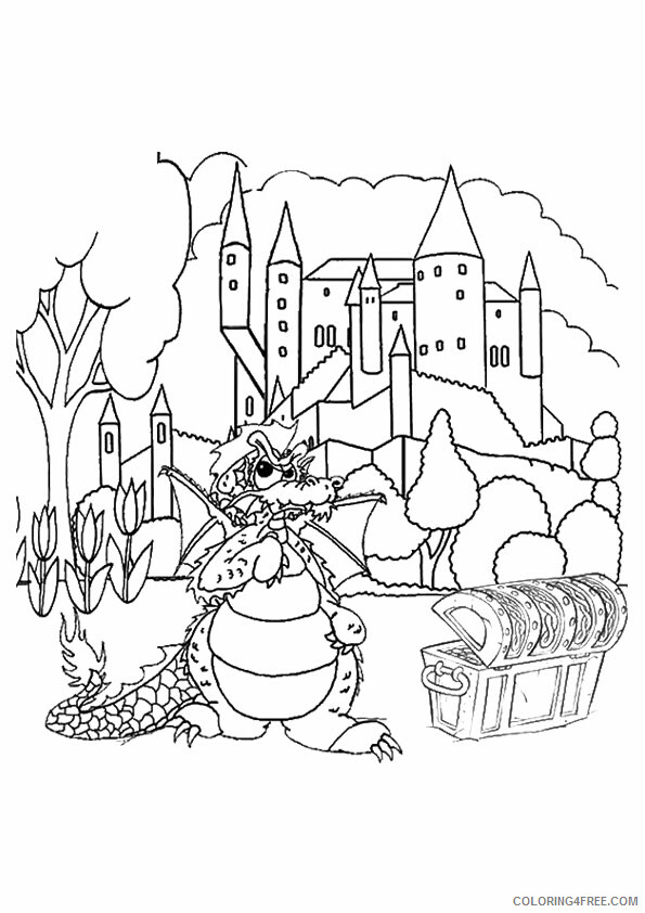 Dragon Coloring Sheets Animal Coloring Pages Printable 2021 1372 Coloring4free