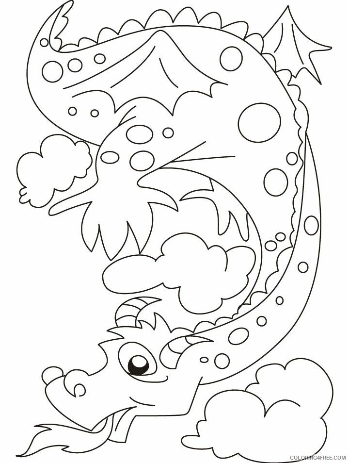 Dragon Coloring Sheets Animal Coloring Pages Printable 2021 1374 Coloring4free